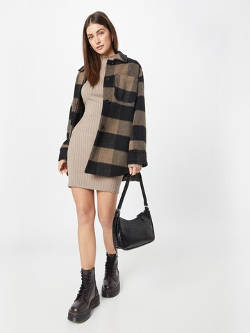 Abercrombie & Fitch Knitted dress in Brown