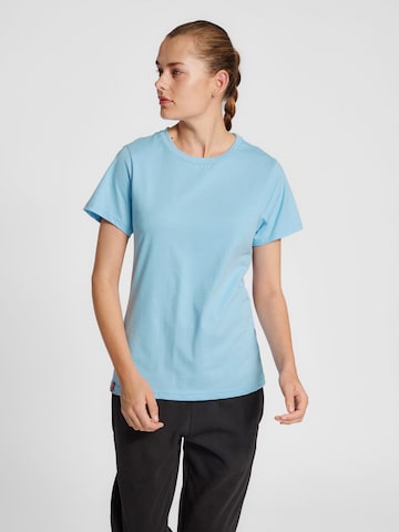 Hummel Shirt in Blauw: voorkant