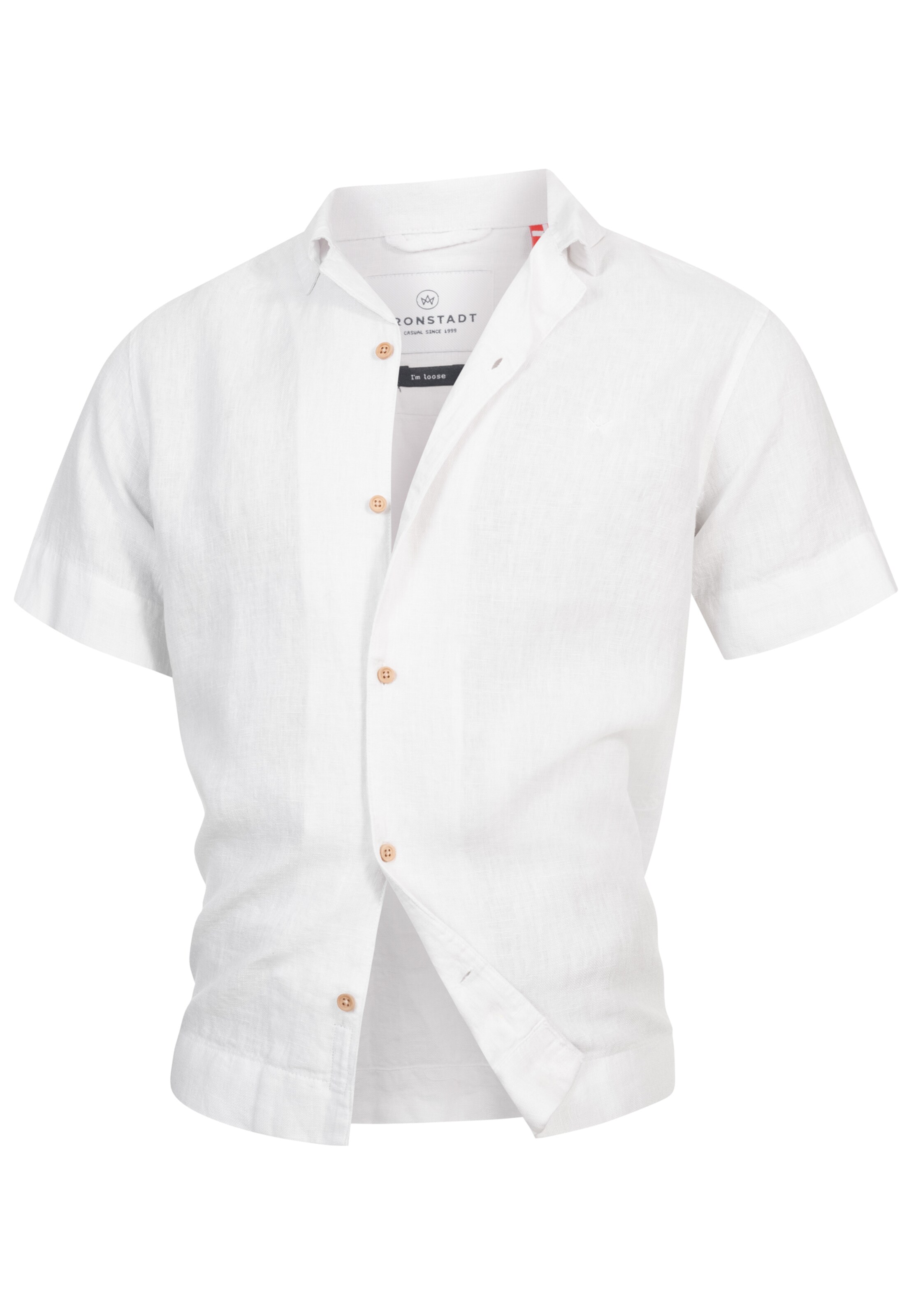 Chemise 'Ayers' Kronstadt en blanc : devant