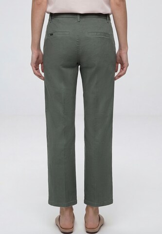STREET ONE Loose fit Pleated Pants in Green