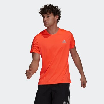 Maglia funzionale 'Own the Run' di ADIDAS SPORTSWEAR in rosso: frontale