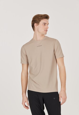 Virtus Functioneel shirt 'Besto' in Beige: voorkant