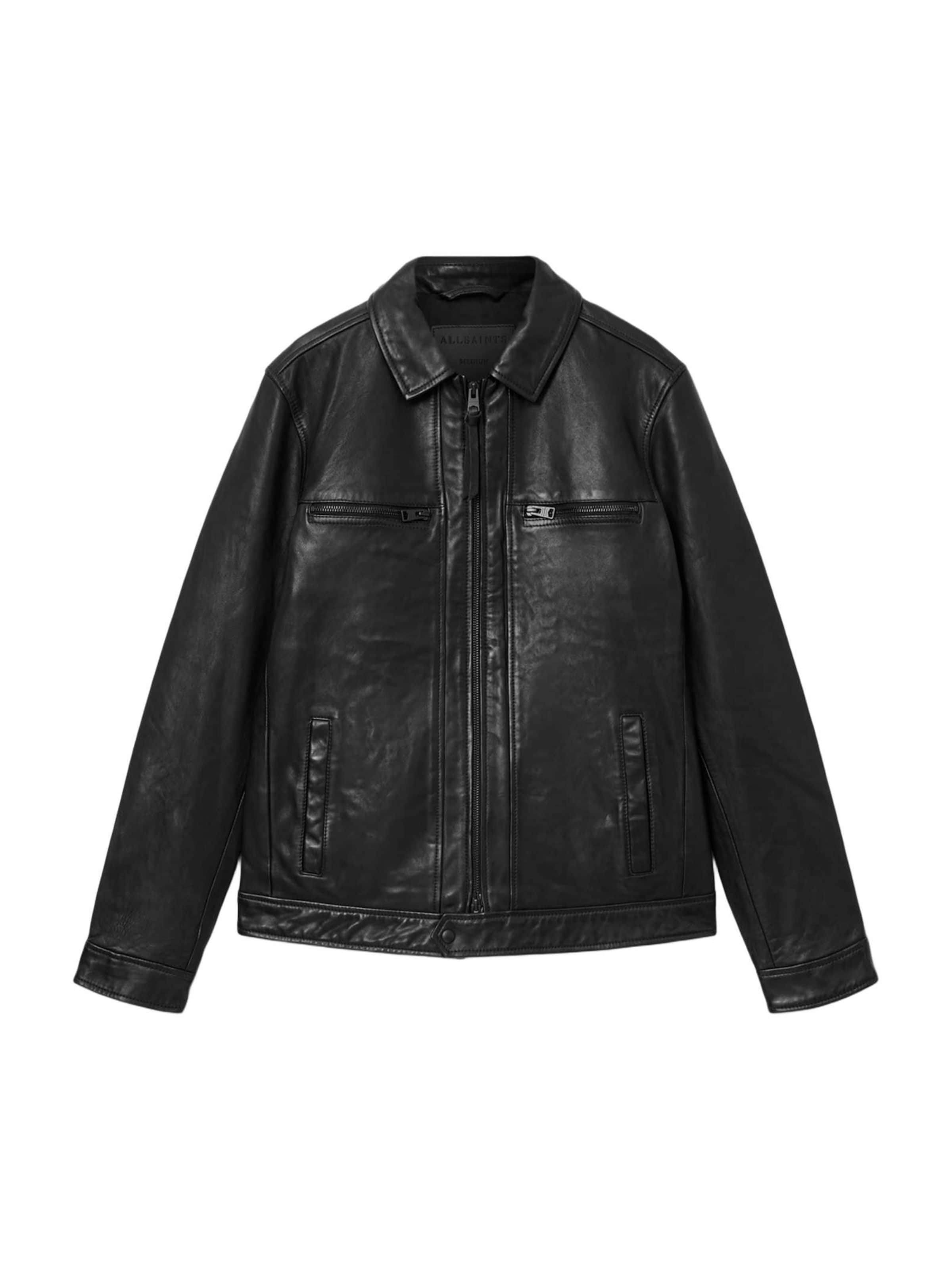 AllSaints Демисезонная куртка 'Luck' в размере S в Черный, Обзор товара
