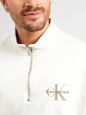 Calvin Klein Jeans Mikina – béžová
