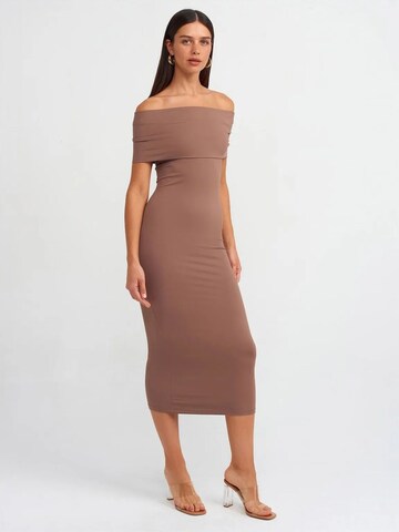 Dilvin Dress in Brown