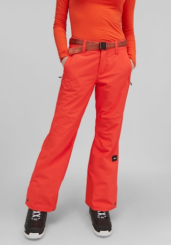 O'NEILLregular Sportske hlače - crvena boja: prednji dio