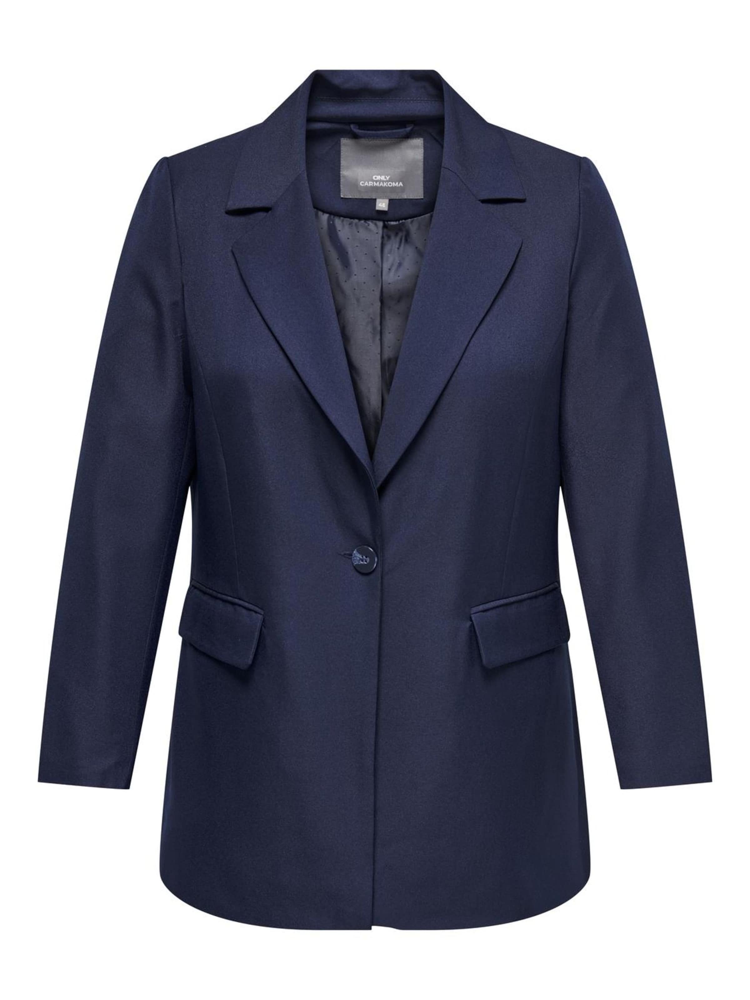 ONLY Carmakoma - Blazer en gris: frente