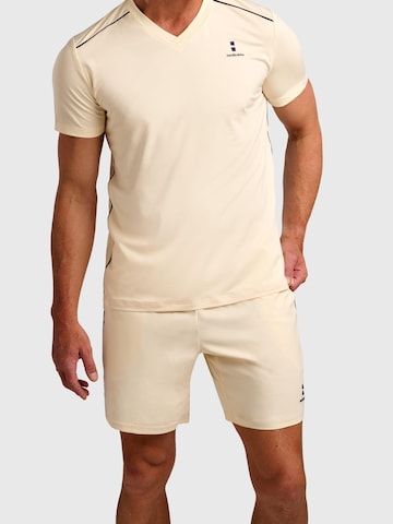 nordicdots Regular Workout Pants 'Performance' in Yellow: front