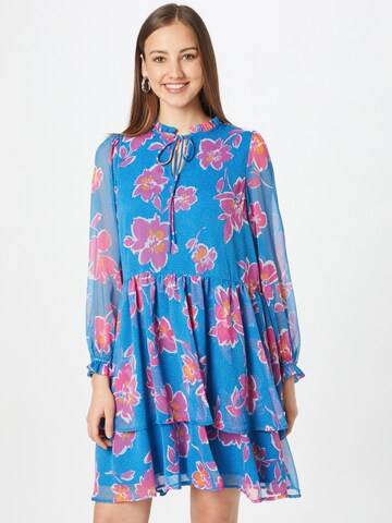 Y.A.S Shirt Dress in Blue: front