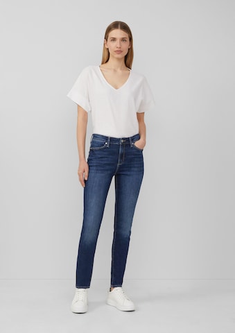 s.Oliver Slimfit Jeans in Blauw: voorkant