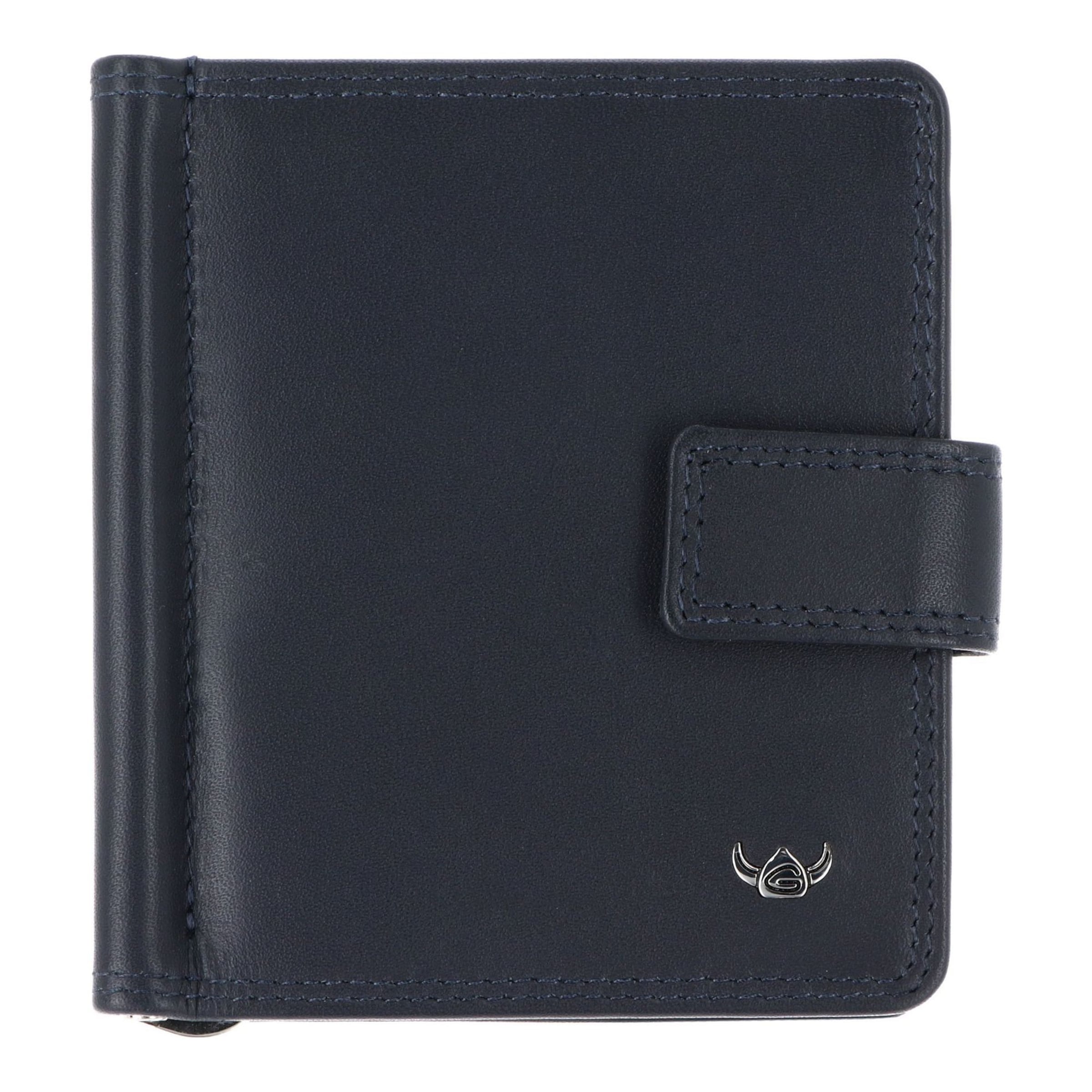 Porte-monnaies 'Polo' GOLDEN HEAD en bleu : devant