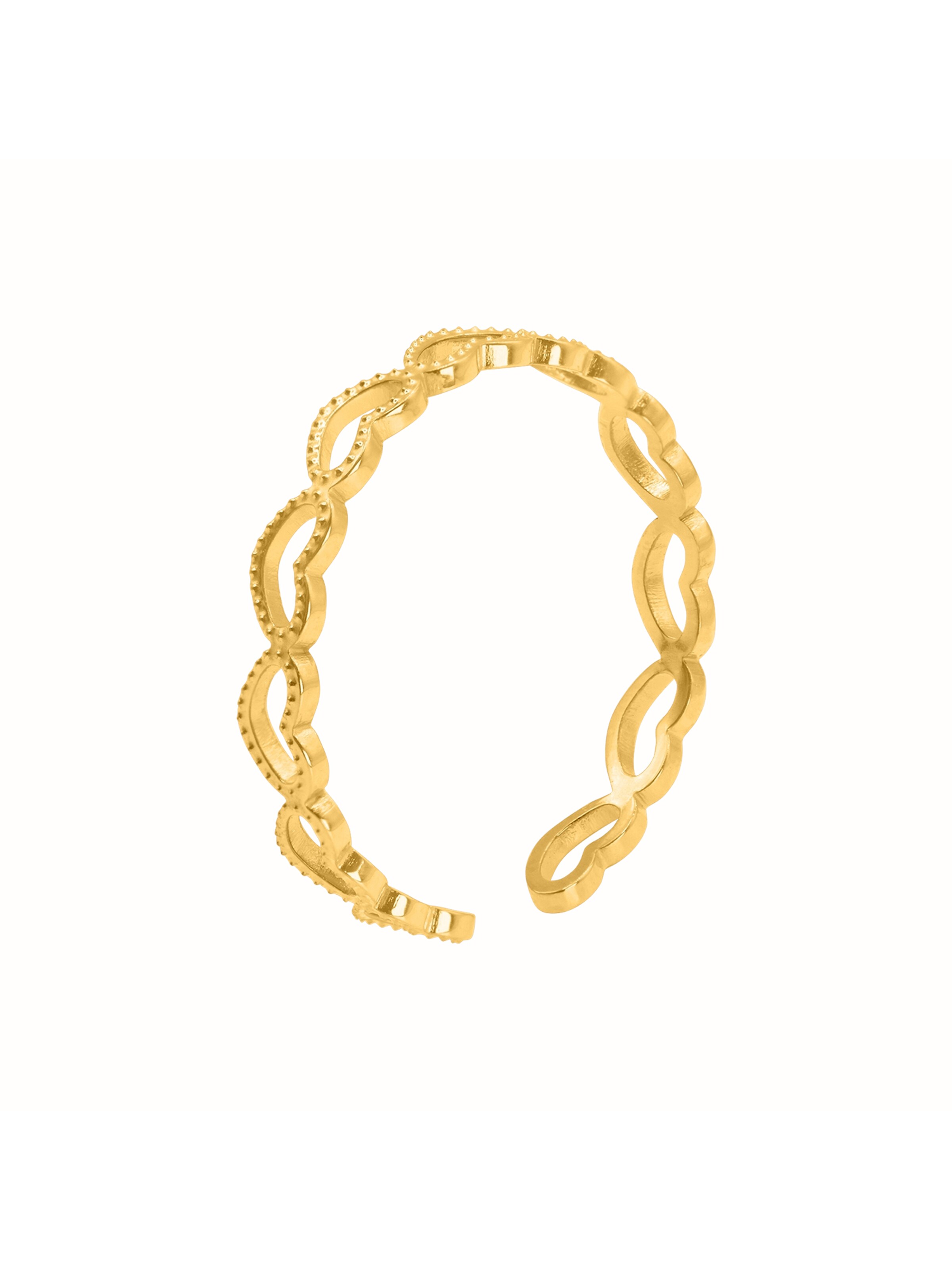 Heideman Bague 'Piar' en or, Vue avec produit