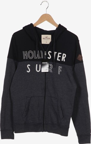 HOLLISTER Sweatshirt & Zip-Up Hoodie in M in Blue: front