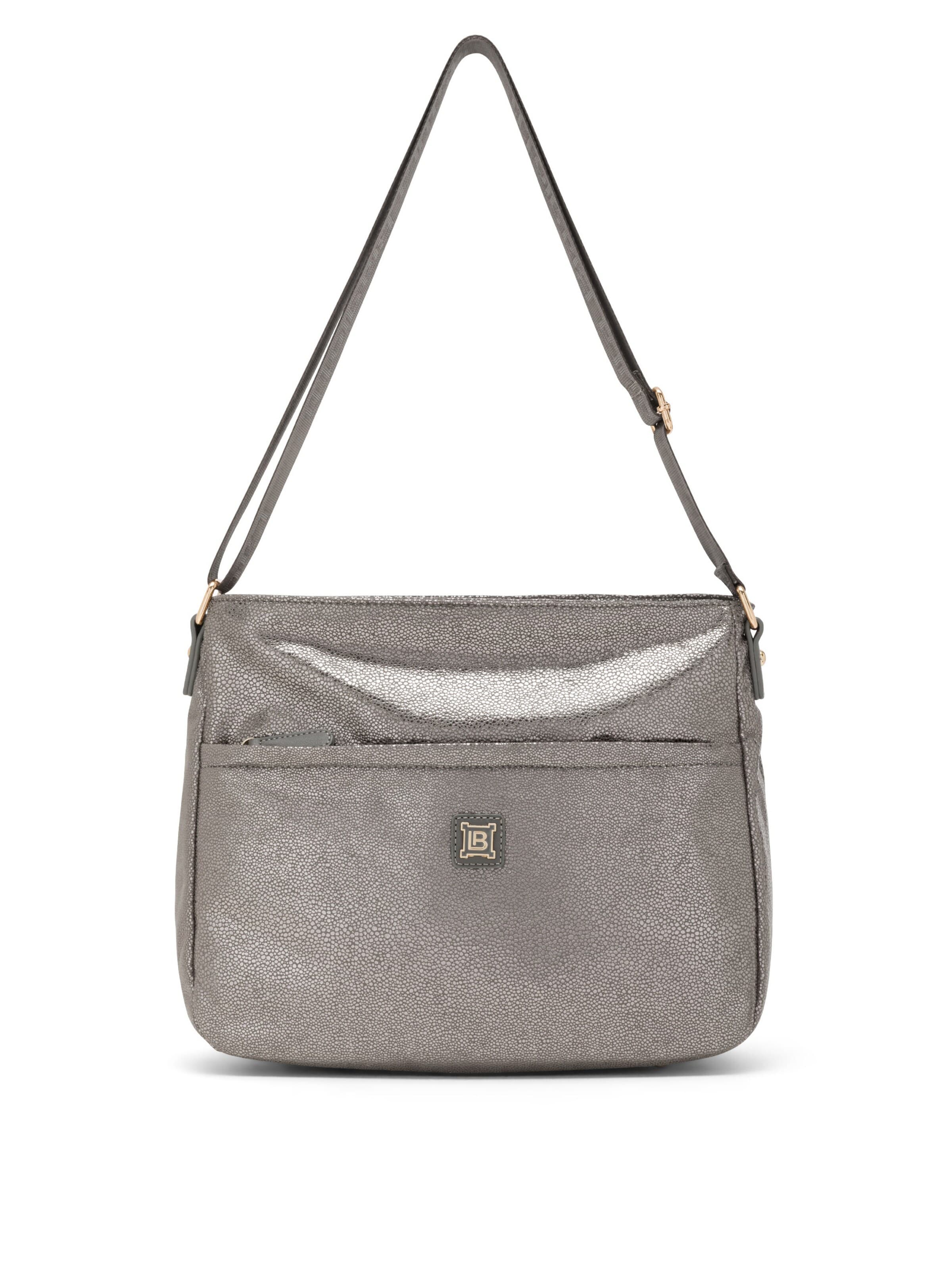 Laura Biagiotti Crossbody bag 'Tapiro 12' in Grey: front