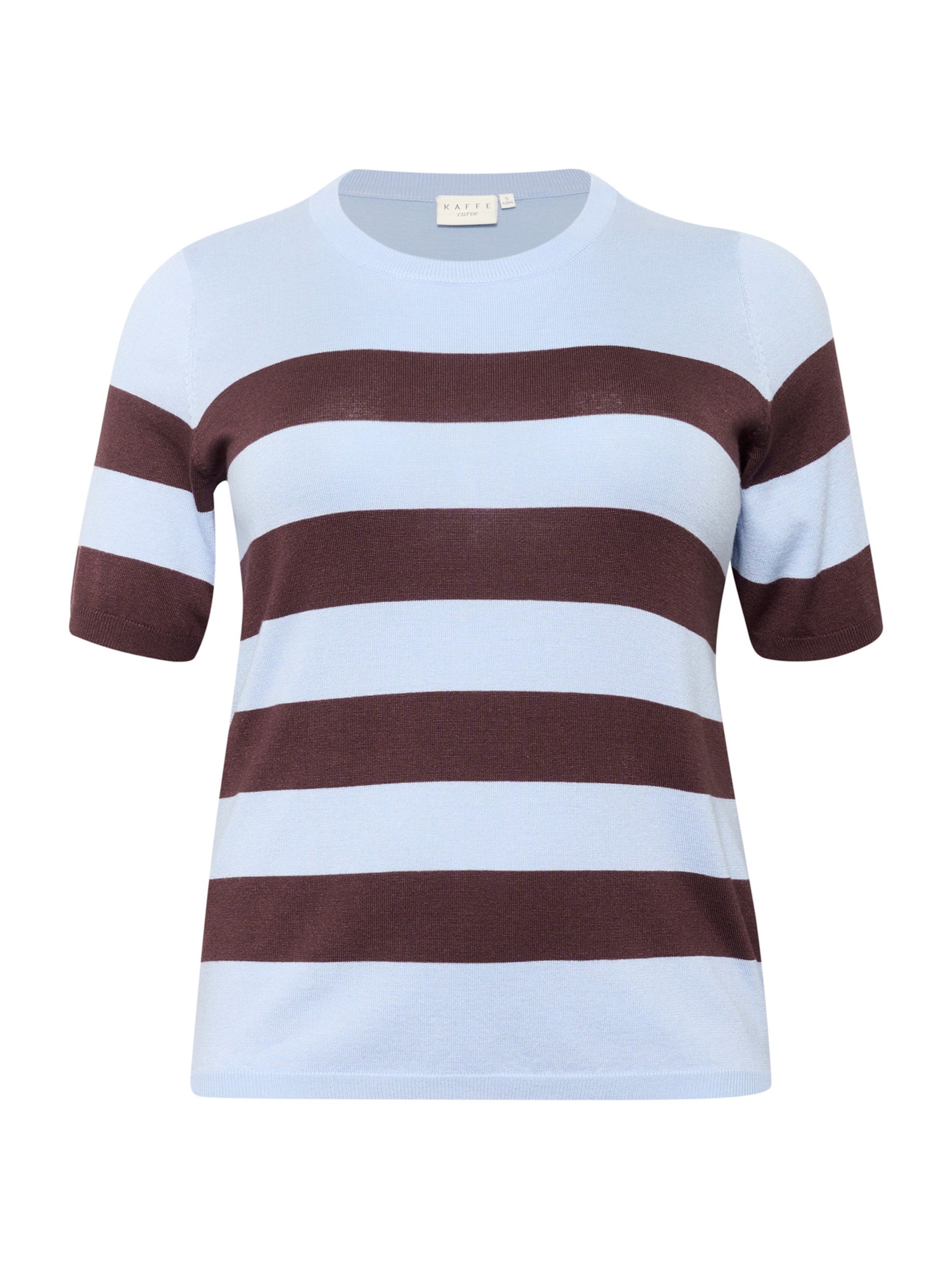 KAFFE CURVE Пуловер 'KCLizzy' в синьо: отпред