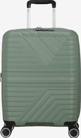 American Tourister Trolley in Grün: Vorderseite