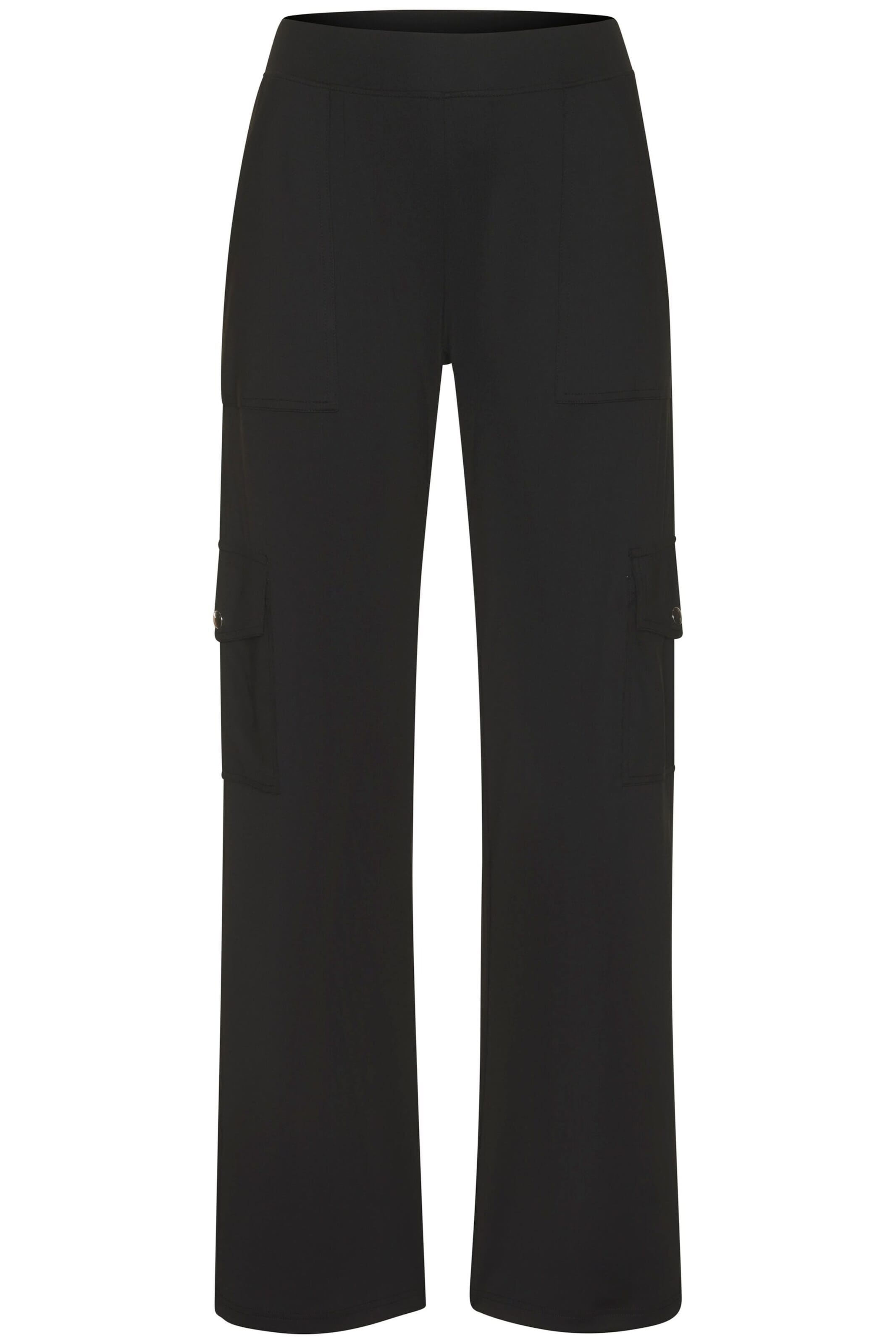H.I.S Cargo Pants in Black: front