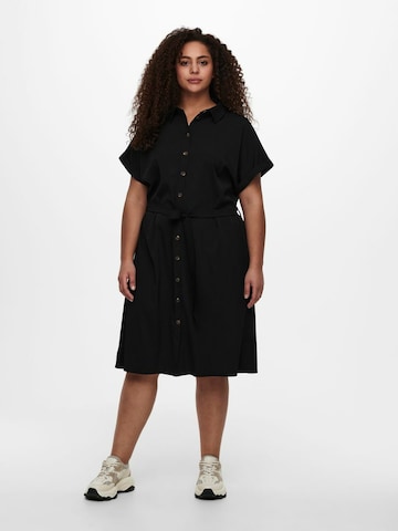 ONLY Carmakoma Košilové šaty 'Diega' – černá