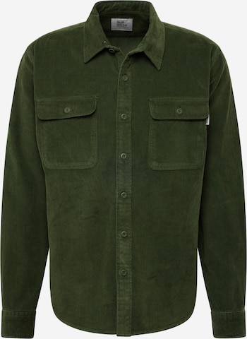 Vintage Industries Regular fit Overhemd 'Brix' in Groen: voorkant