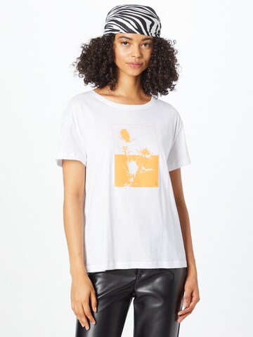 T-shirt 'NELA' ARMEDANGELS en blanc : devant