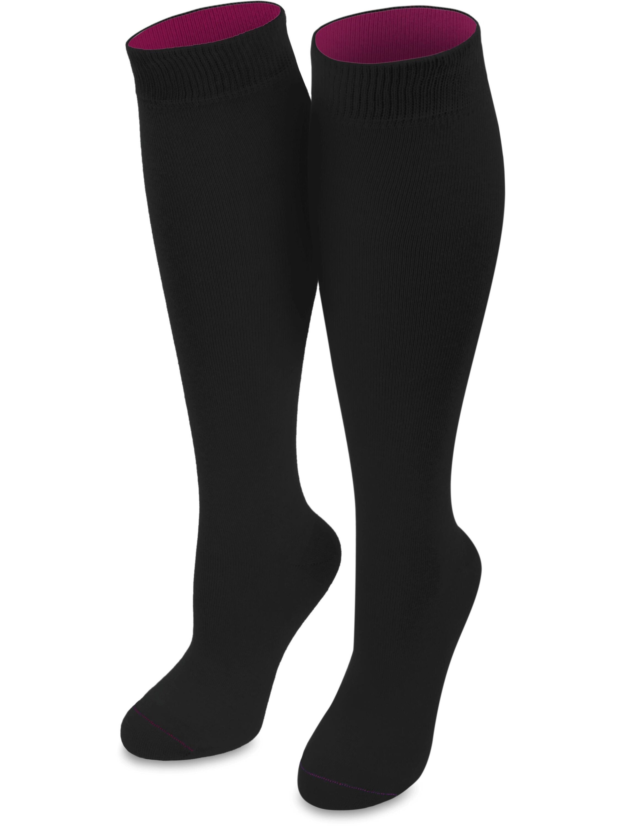 normani Kniestrümpfe in Schwarz: Vorderseite