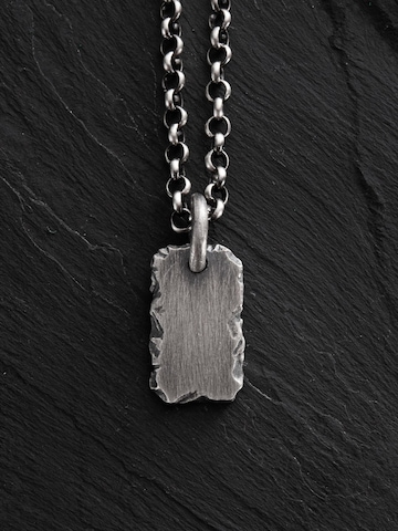 REYTEL Pendant 'STONEHENGE mini' in Silver: front
