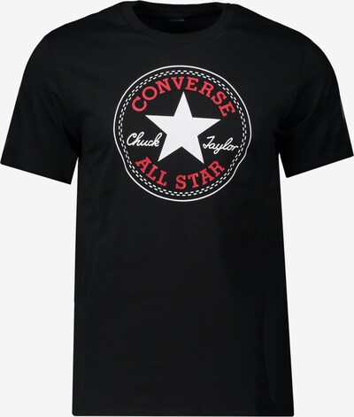 CONVERSE T-Shirt in rot / schwarz / weiß, Produktansicht