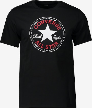 T-Shirt CONVERSE en noir : devant