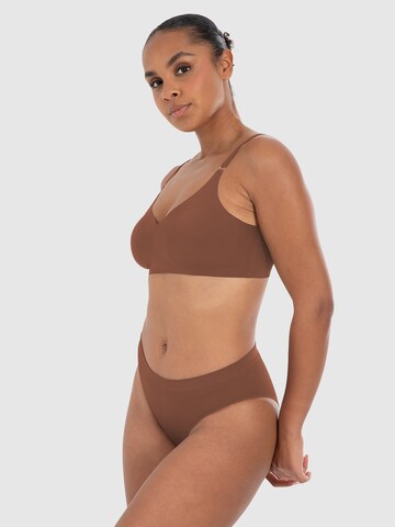 Smilodox Bralette Bra ' Nysa ' in Brown