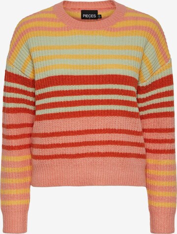 PIECES Sweater 'Bernice' in Mixed colours: front