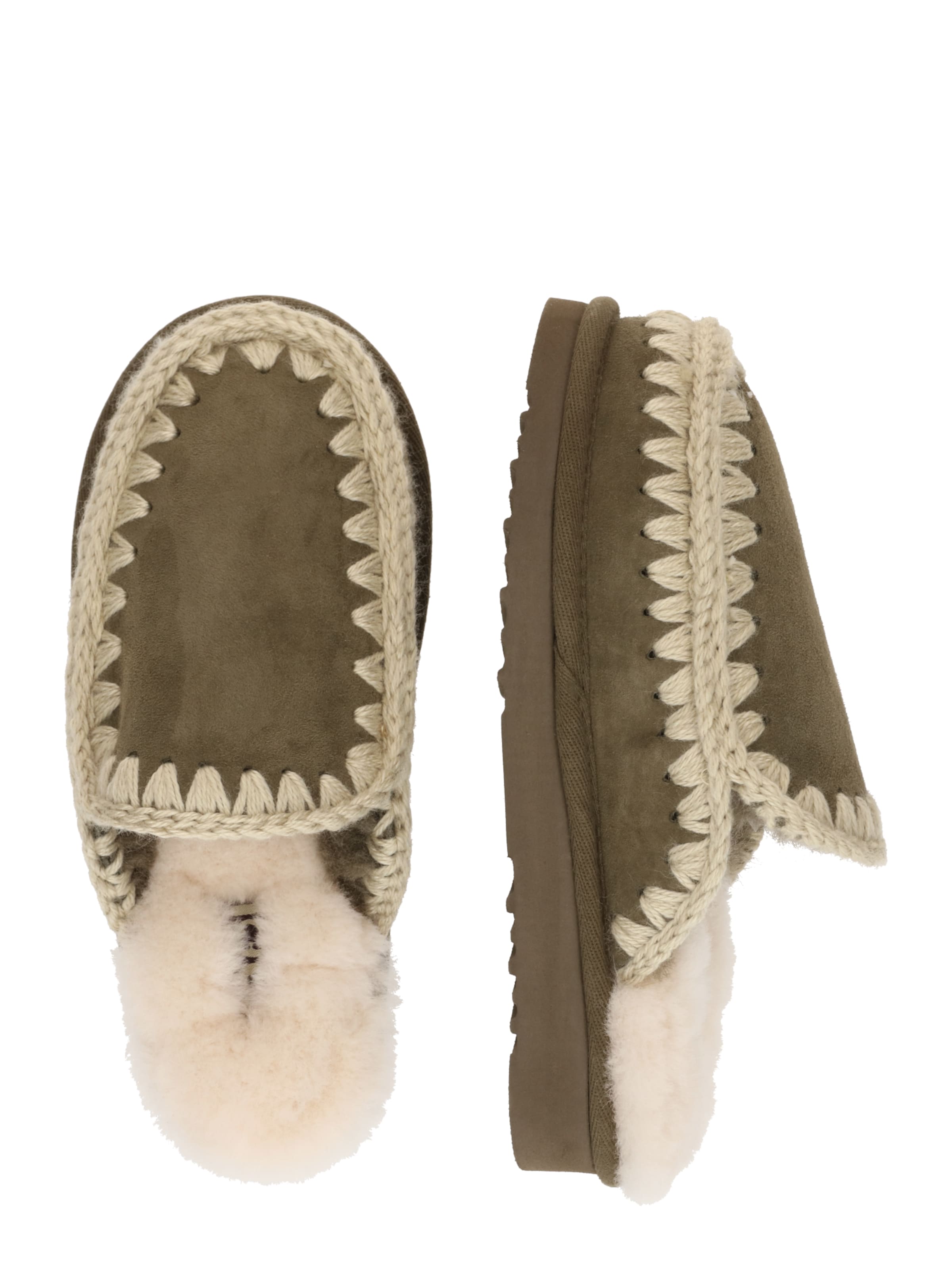 MOU Тапки 'Eskimo' в Зеленый