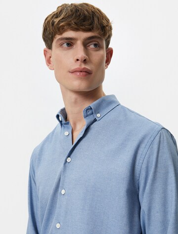 Koton Regular fit Button Up Shirt in Blue