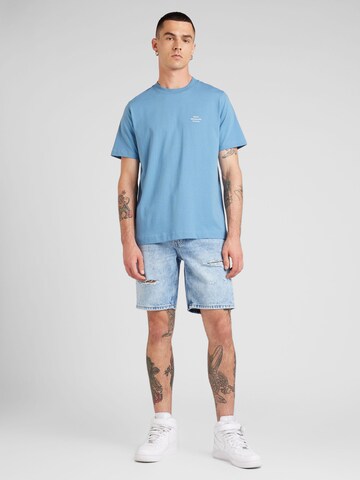 MADS NORGAARD COPENHAGEN T-Shirt in Blau