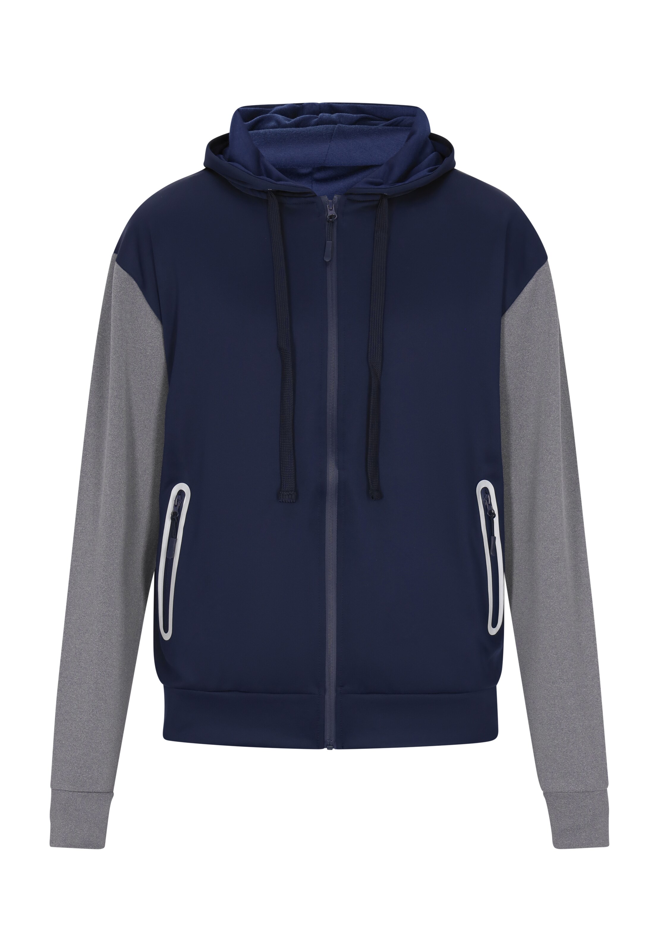 TUFFSKULL Sweatvest in Blauw: voorkant