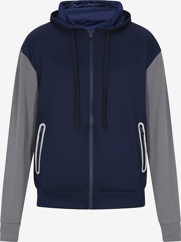 TUFFSKULL Sweatjacke in Blau: Vorderseite