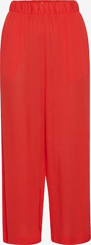 ICHI Wide leg Broek 'IHMARRAKECH' in Rood: voorkant