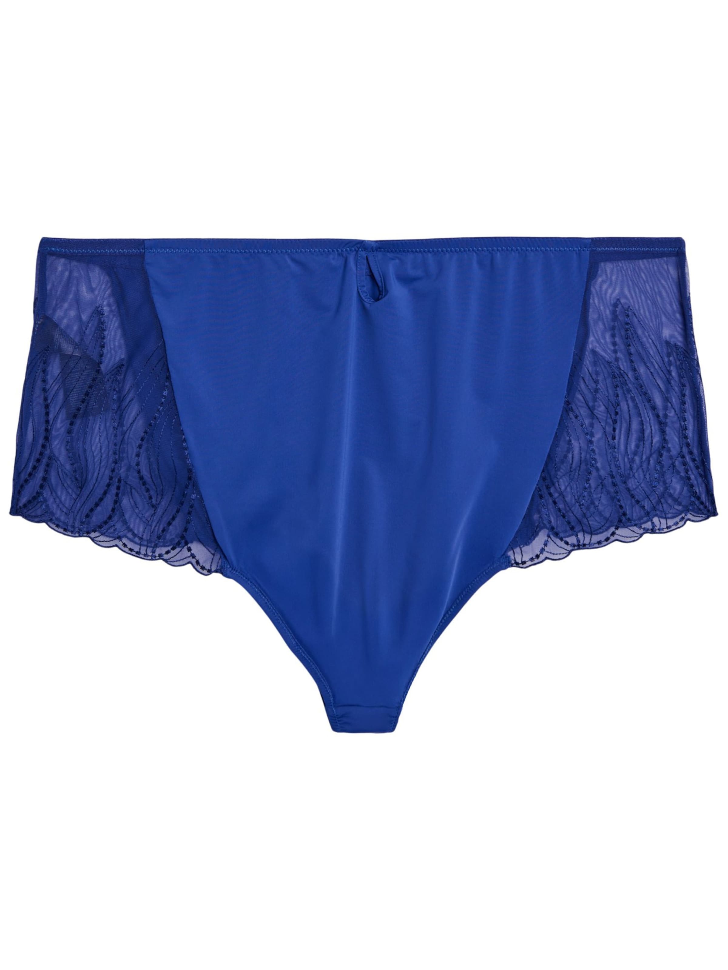 Devoted by Zizzi Panty 'LELLY' in Blue: front