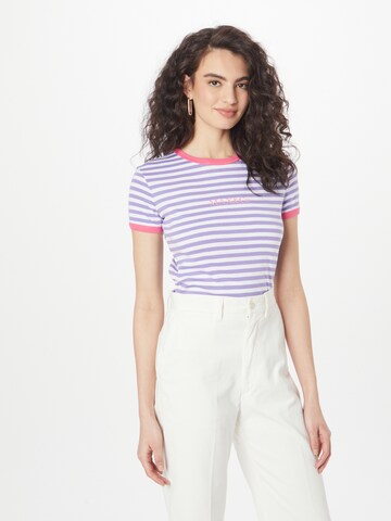 T-shirt 'ORARIO' MAX&Co. en violet : devant