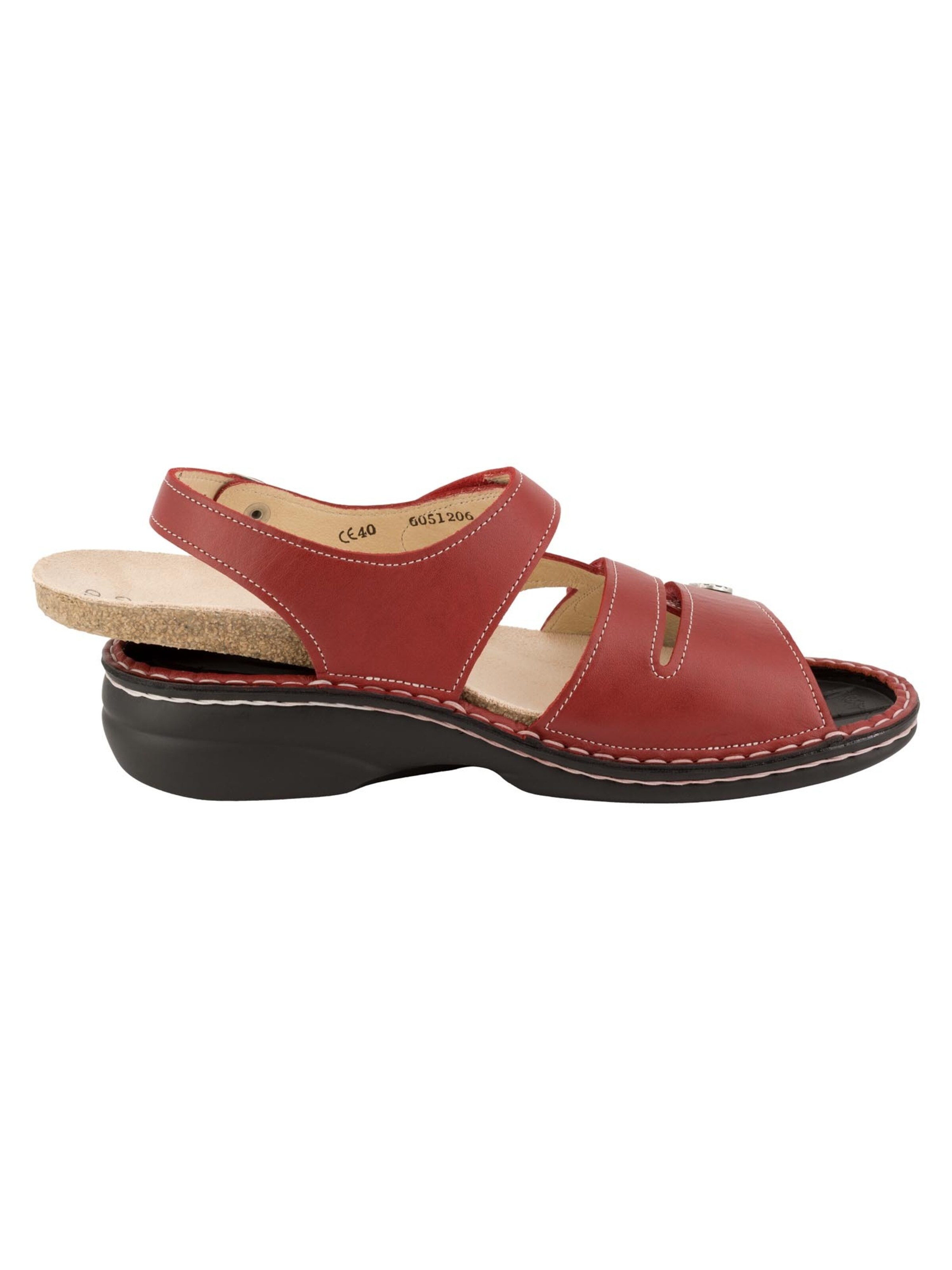 Finn Comfort Sandaal 'Gomera' in Rood