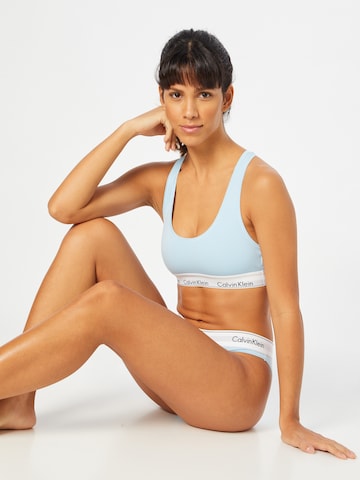 Bustieră Sutien de la Calvin Klein Underwear pe albastru