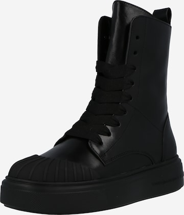 Kennel & Schmenger Lace-Up Ankle Boots 'Force' in Black: front