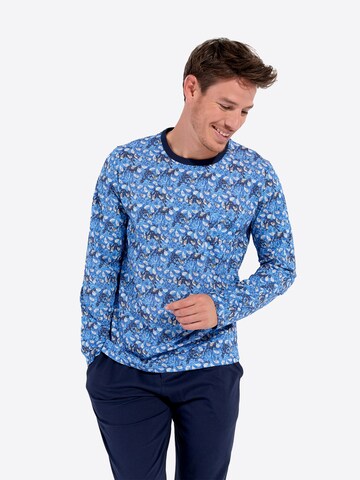 HOM Pyjama lang ' Vibe ' in Blauw