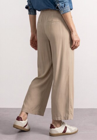 STREET ONE Wide leg Pants 'Emee' in Beige
