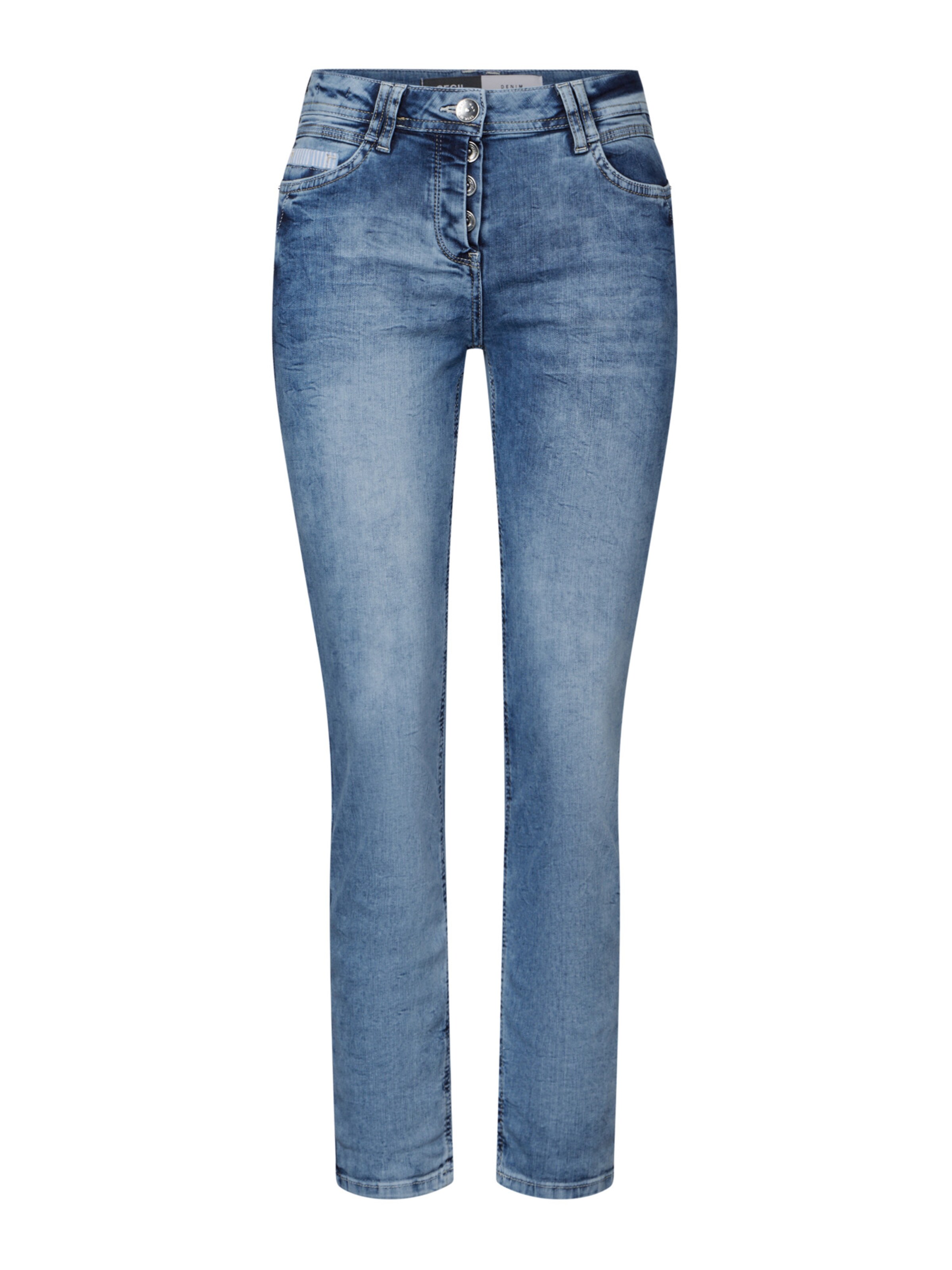 CECIL Slim fit Jeans 'Scarlett' in Blue: front