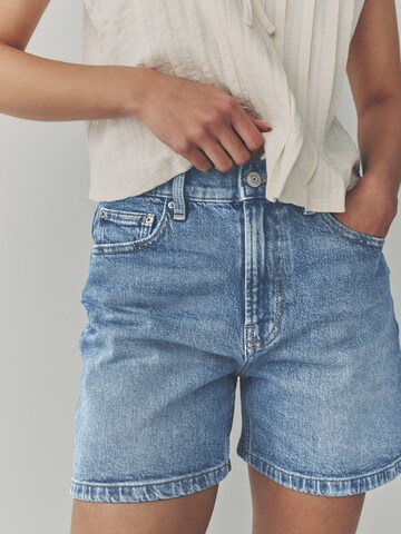 Next Regular Jeans in Blue: front