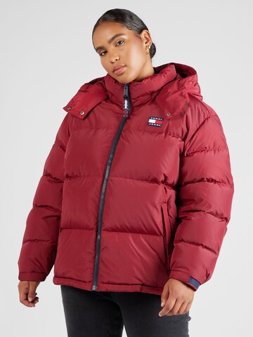 Tommy Jeans Curve Winter jacket 'Alaska' in Red: front