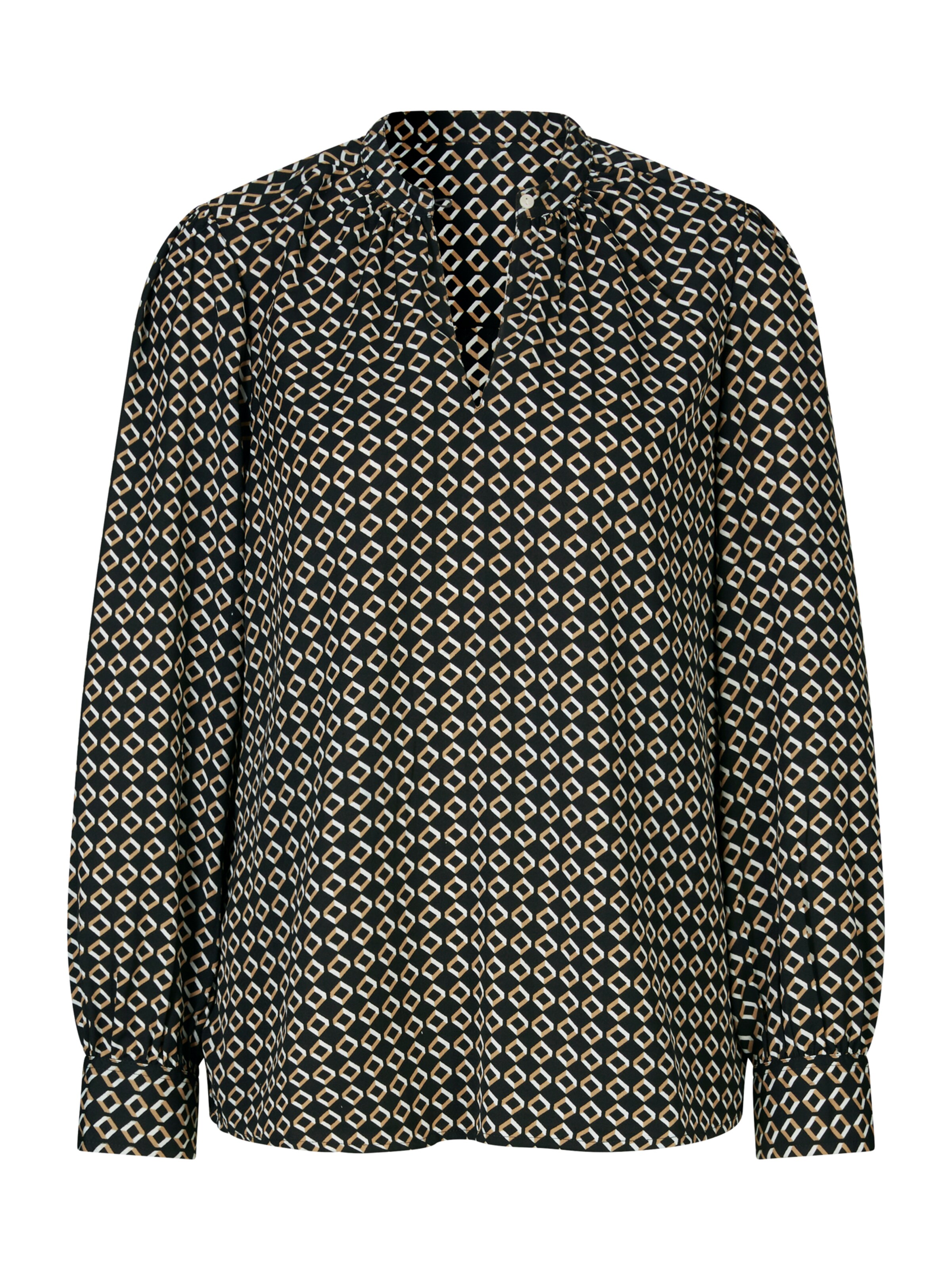 melns heine Blūze: no priekšpuses