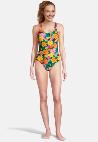 BECO the world of aquasports Bralette Swimsuit 'Summer Flowers' in Mixed colors