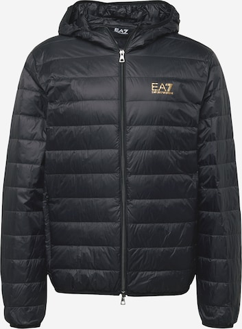 juoda EA7 Emporio Armani Žieminė striukė: priekis