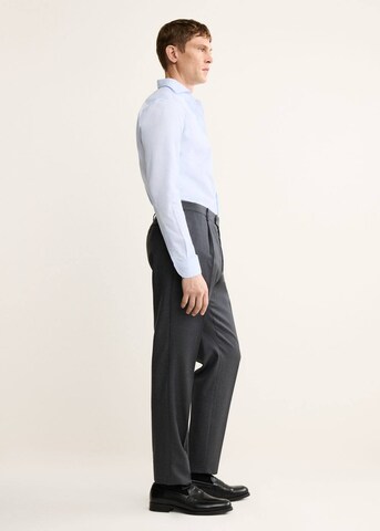 MANGO MAN Regular fit Button Up Shirt 'Roma2' in Blue